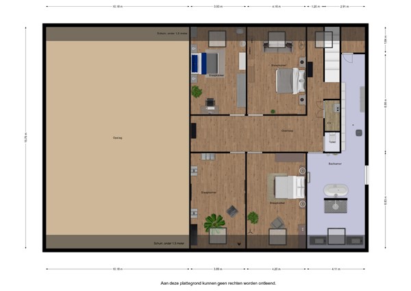 Floorplan - Zuiddiepe 2a, 4515 SK IJzendijke